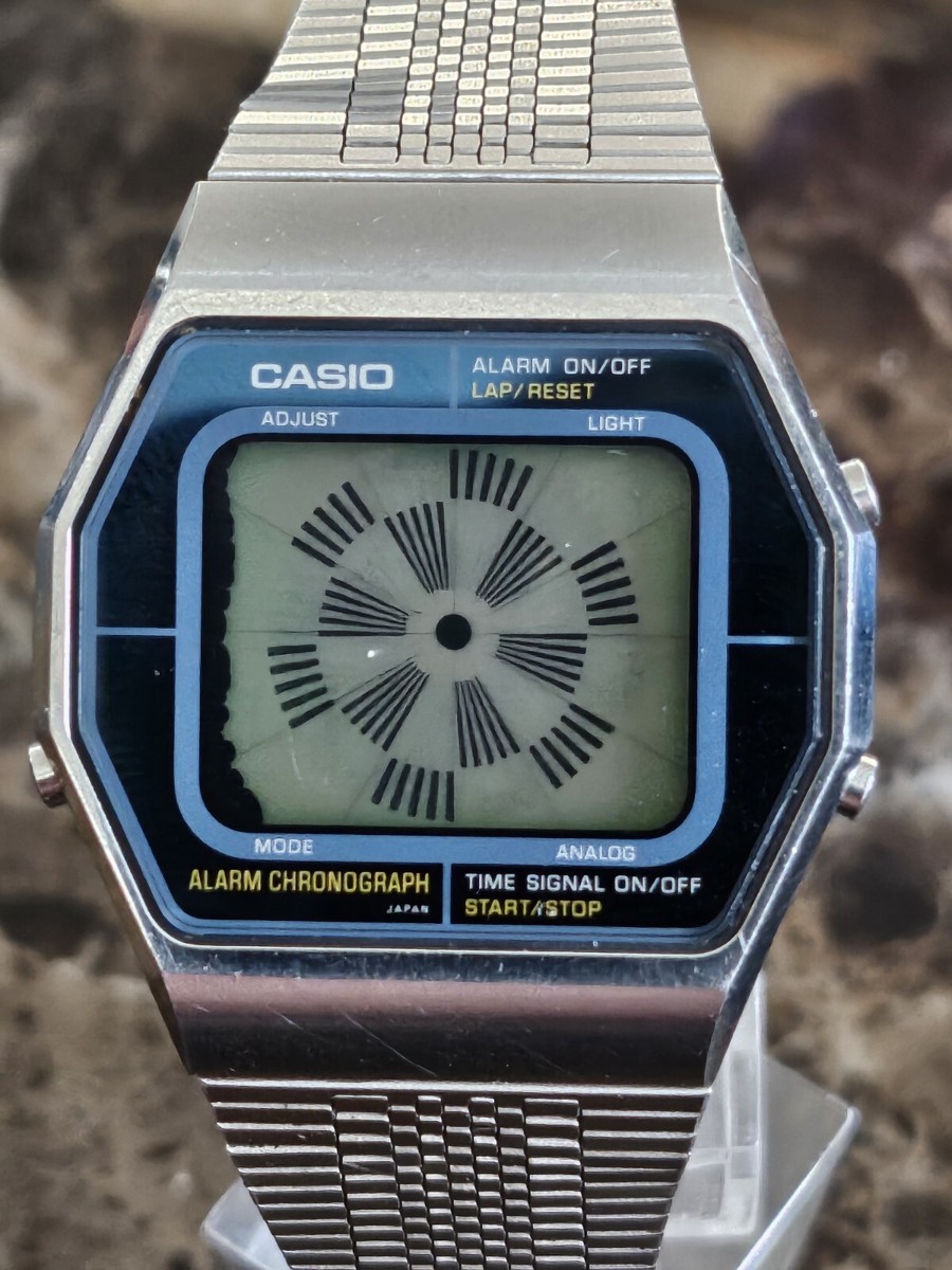 Vintage Casio A202 Watch 103 Blue Thunder | eBay UK