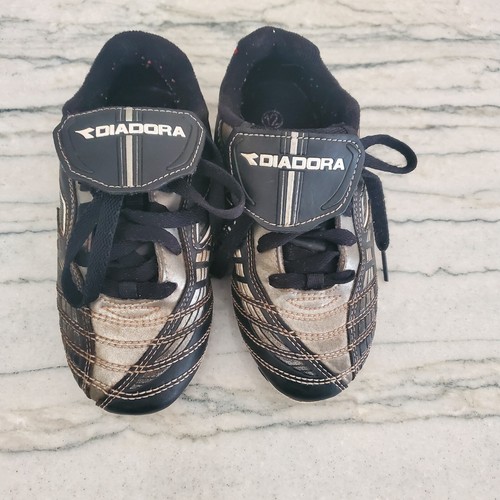 Diadora Kids Unisex Black And Silver Soccer Cleats Size 12 EBay diadora-kids-unisex-black-and-silver-soccer-cleats-size-12-ebay