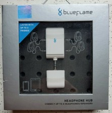 Blueflame Headphone Hub, Connects up to 4 Headphones/Speakers, NEW SEALED