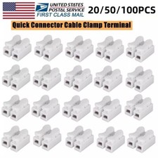 20/100PCS 2-Pin Electrical Cable Connectors CH2 Quick Splice Lock Wire Terminals
