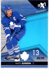 2014-15 Ultra EX Essential Credentials Future #33 Mats Sundin /10