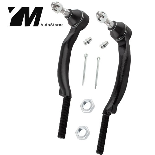 Pair Front Outer Tie Rods for Chevy Trailblazer GMC Envoy 20032009