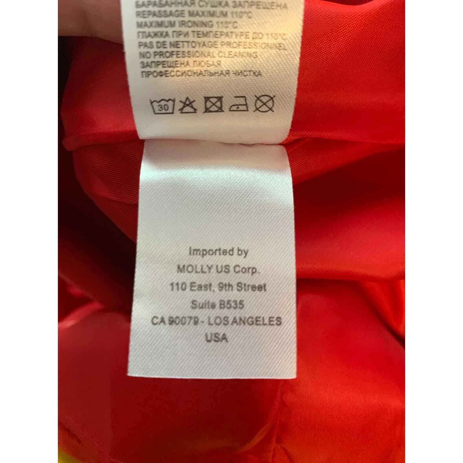 VALENTINO Abito pesante Molly Bracken nuovo con etichette piccolo rosso foderato senza maniche arricciato