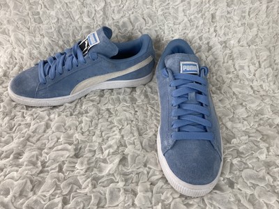 puma suede light blue