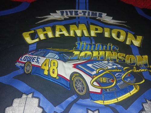 NASCAR JIMMIE JOHNSON #48 2010 5 TIME CHAMPION JACKET JH DESIGN MEDIUM - Picture 12 of 14