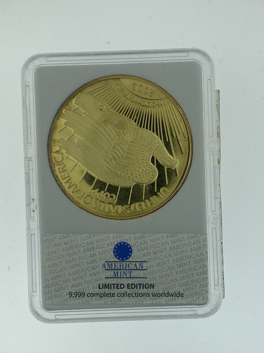 1933 Gold Proof Double Eagle Replica 24k American Mint | eBay