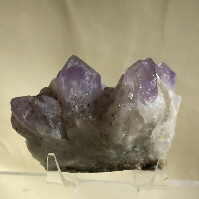 235g Natural Purple Amethyst Quartz Crystal Cluster Rough Specimen