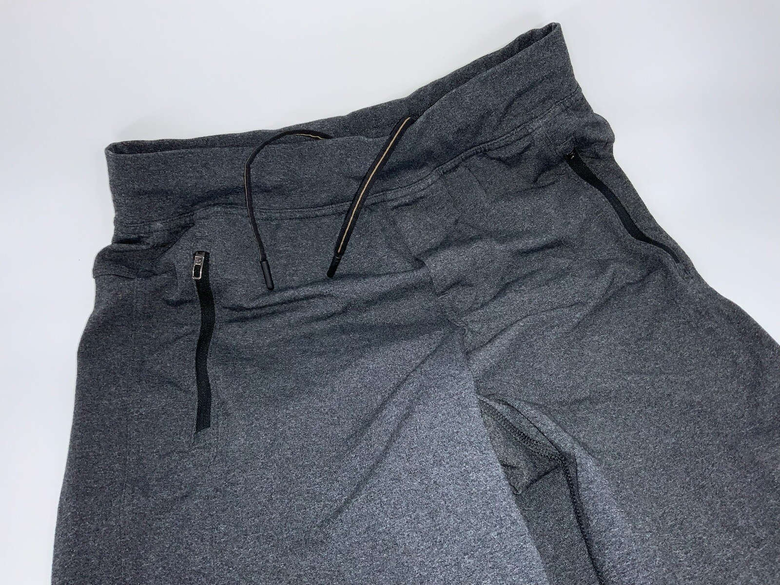 Lululemon ABC Pants Small Men Gray Poly Spandex Zip P… Gem