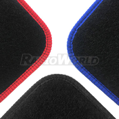 Wielganizator Velours voorvloermatten geschikt voor Audi A1 8X (2010-) | Kwaliteit: Basic - Nauwkeurige pasvorm, antislip ondergrond 2-delig - zwart