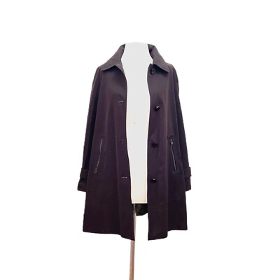 Marc New York Andrew Marc Brown Rain Trench Coat Size Large