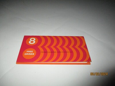 Vintage 1968-1969 Wan Chai Hong Kong Bar& Restaurant Business Card