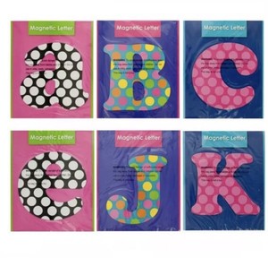 48 New Decorative Magnetic Letters 4x4” Sealed Alphabets ...