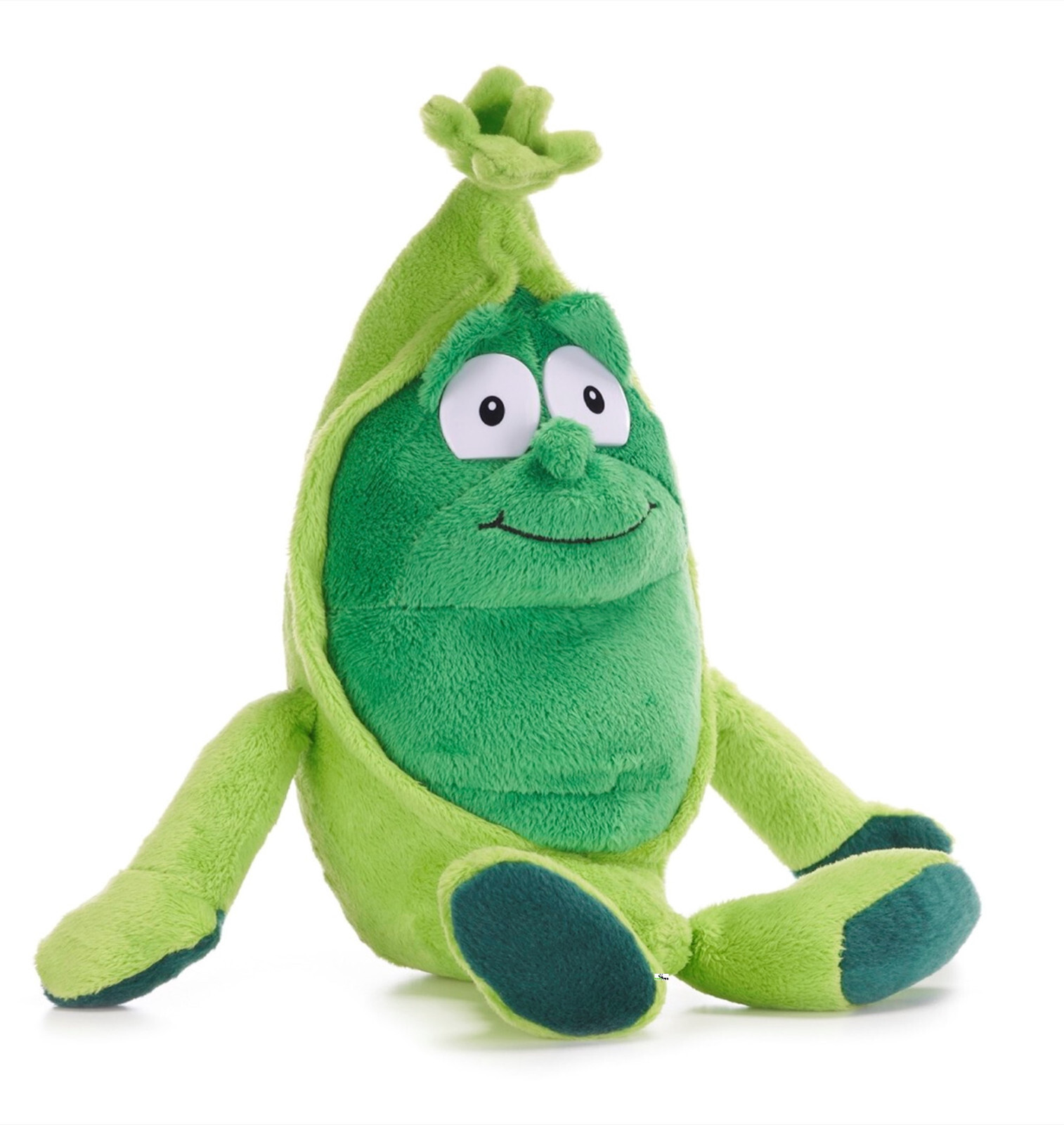 Goodness Gang Green Sweet Pea Peter Soft Plush Toy Pod Bean 12 Inch Veg