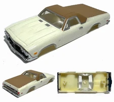 NU-RORA Nurora Road Race Replicas RRR HO Slot Car Body 1969 CHEVY EL CAMINO W/Br