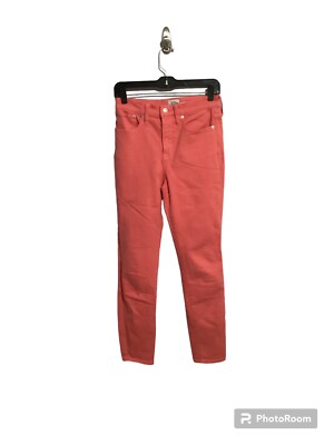 Pink Toothpick High Waist Jeans
