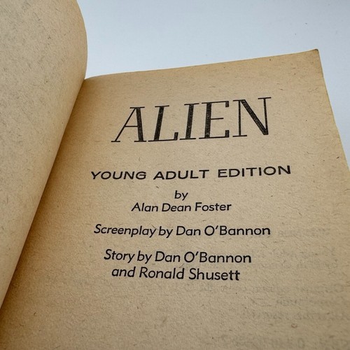 Vintage Alan Dean Foster Alien Paperback Book Horror Movie Novel 1st Ed 1979 - Picture 4 of 5