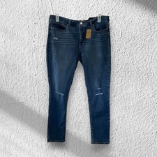 NWT Levi's 311 Shaping Skinny Women's Jeans Size W34 L30 Mid Rise Distressed