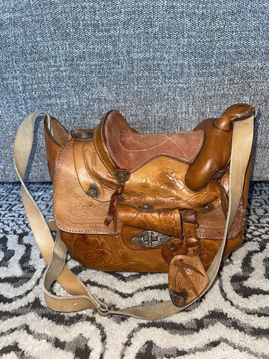 Sac De Selle Cuir Daarkgreen – Modèle Western, Marron, Outillage De Sentier, Fabrication Inde