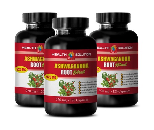 ashwagandha capsules, ASHWAGANDHA ROOT 920mg, anti inflammatory, stress relief 3