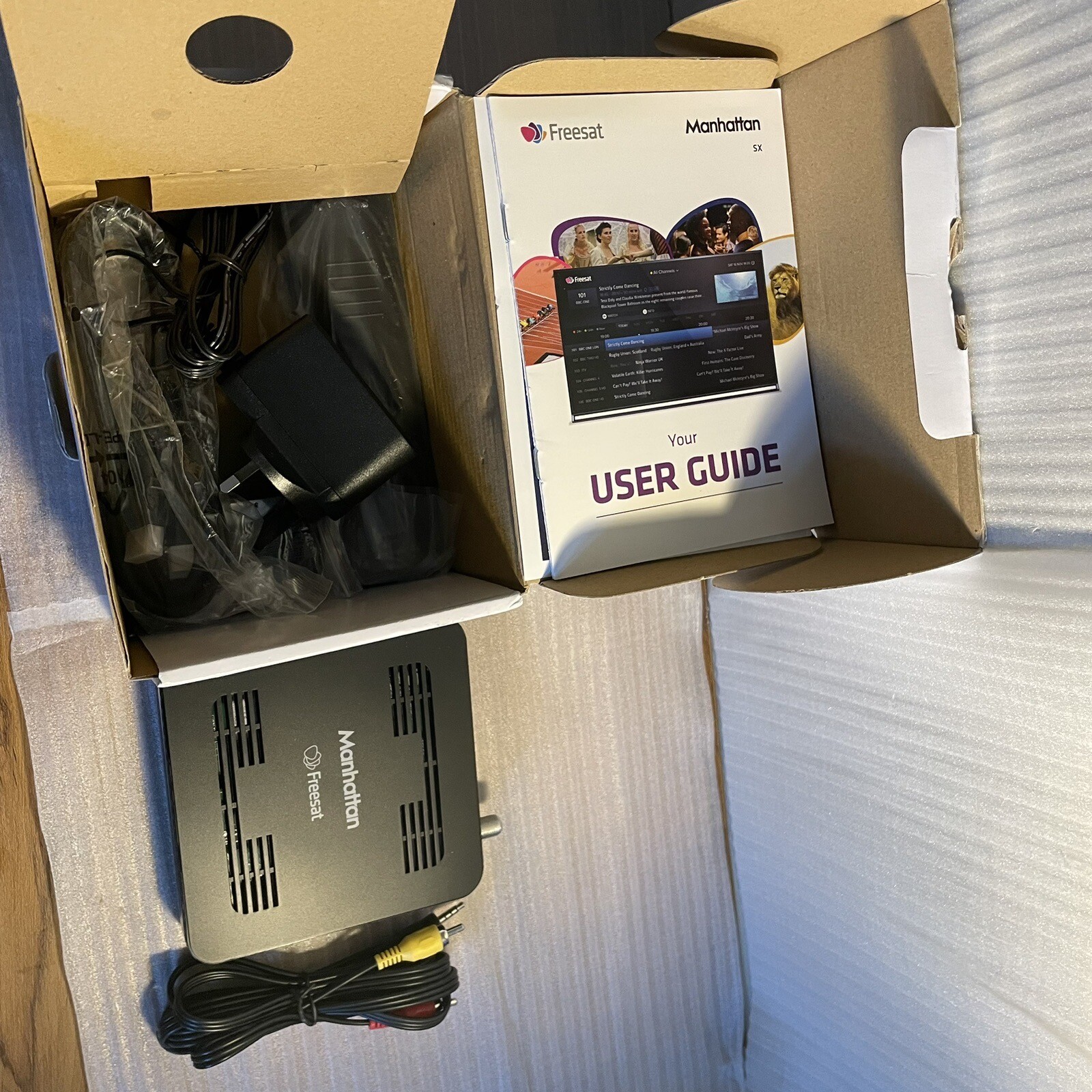 MANHATTAN SX Freesat HDMI Tv Satellite Box HD Set Top Box 5060251340138