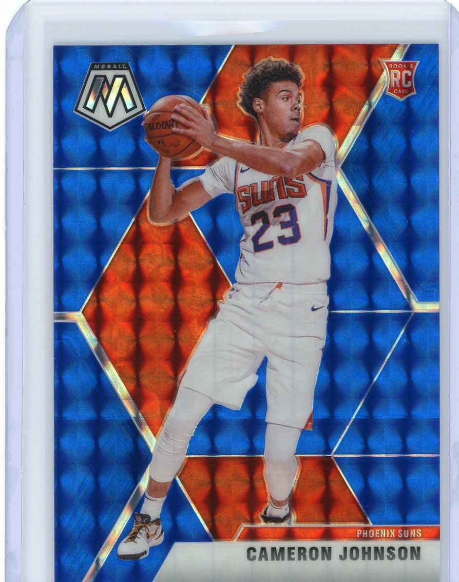 2019-20 Panini Mosaic Basketball Blue Mosaic Rookie #203 Cameron Johnson #97/99