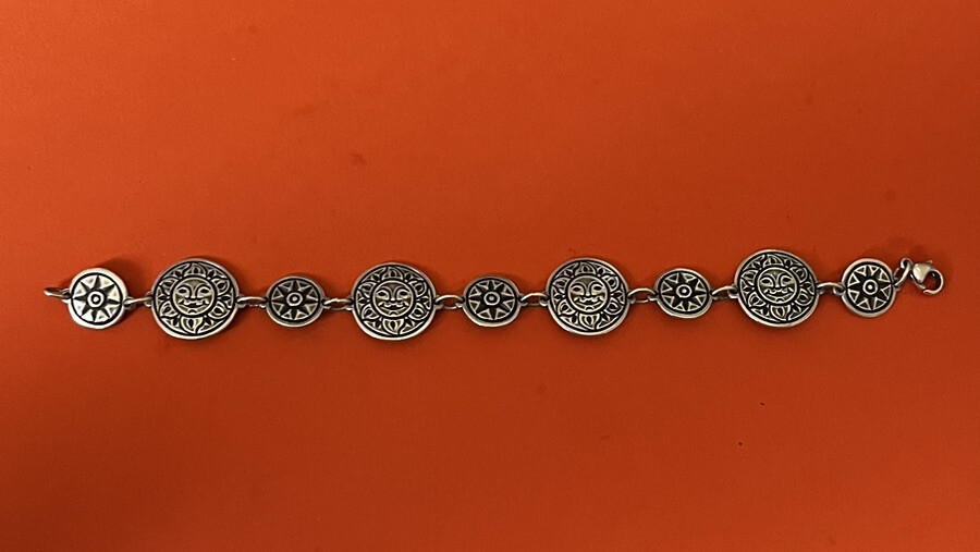 James Avery Retired RARE HTF Sterling Silver Sun Celestial Link