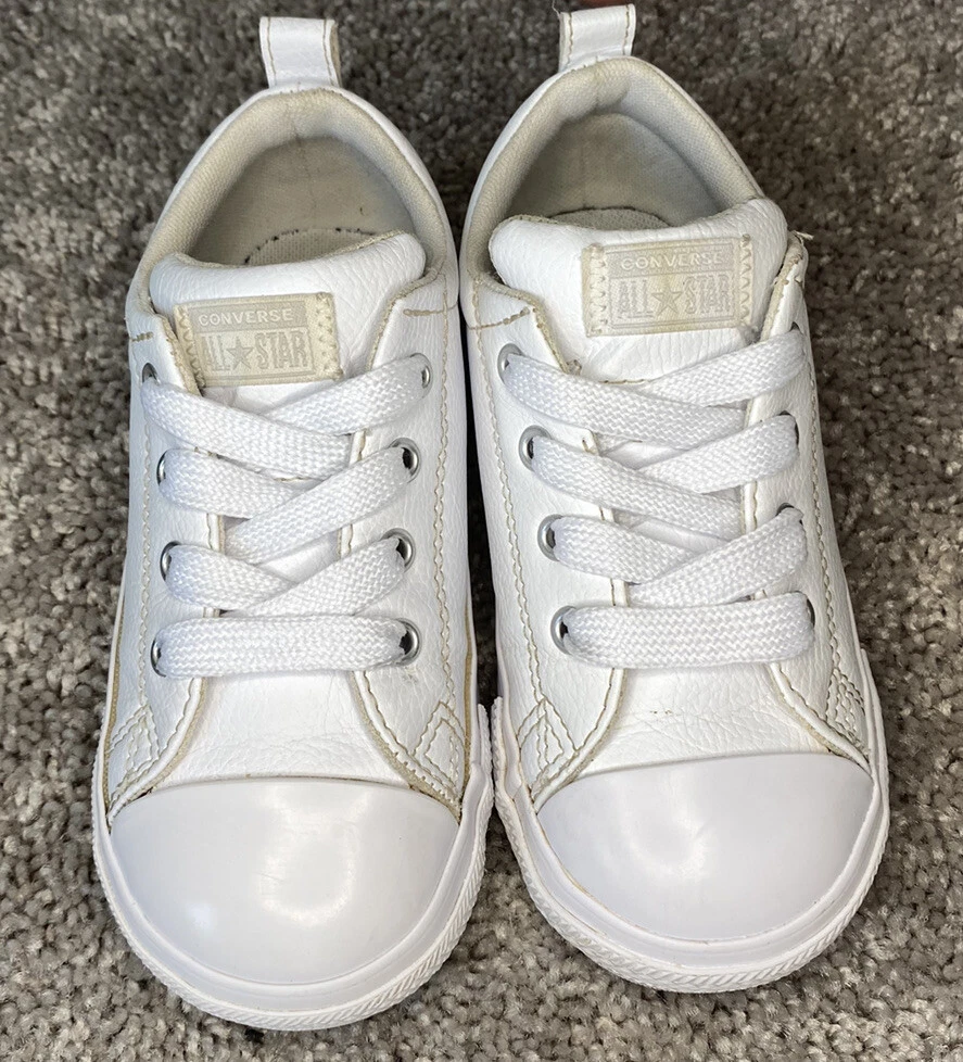 Converse slim top white leather