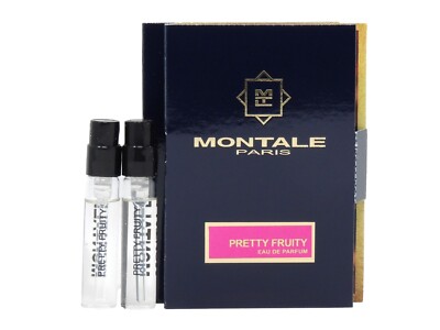 MONTALE PARIS PRETTY FRUITY EDP 2.0ml .06fl oz x 2 COLOGNE PERFUME SPRAY SAMPLES
