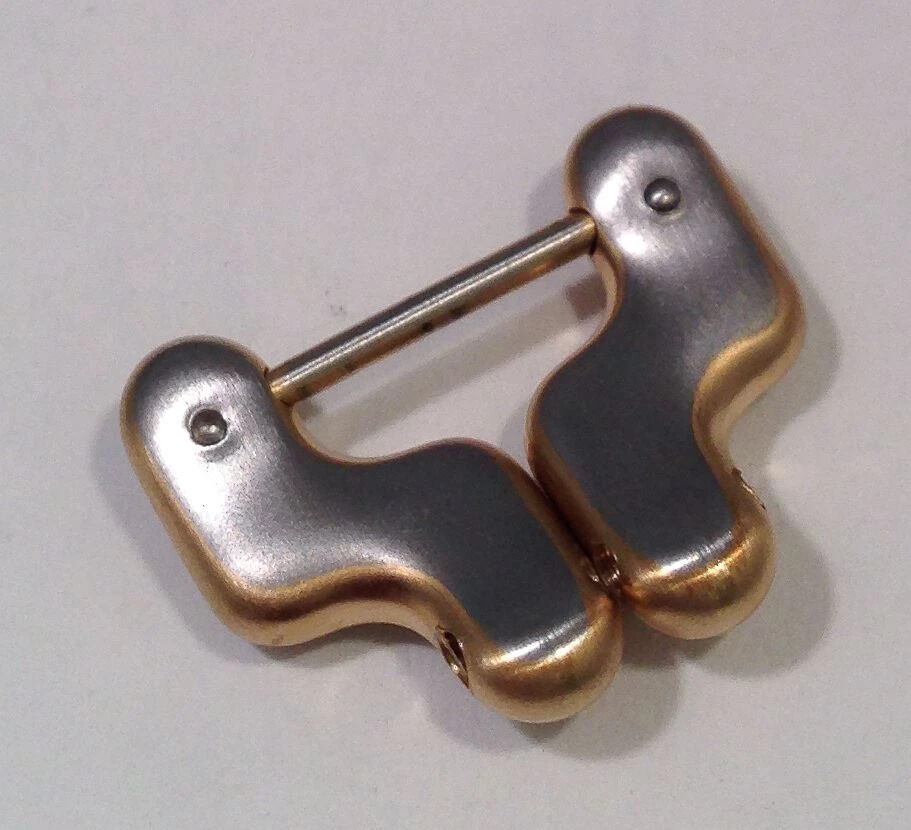 Tag Heuer SEL Mini Enchapado en Oro 18K Eslabón Cepillado 12MM BP0483 WG1430 Nuevo Auténtico Foto 3 de 4