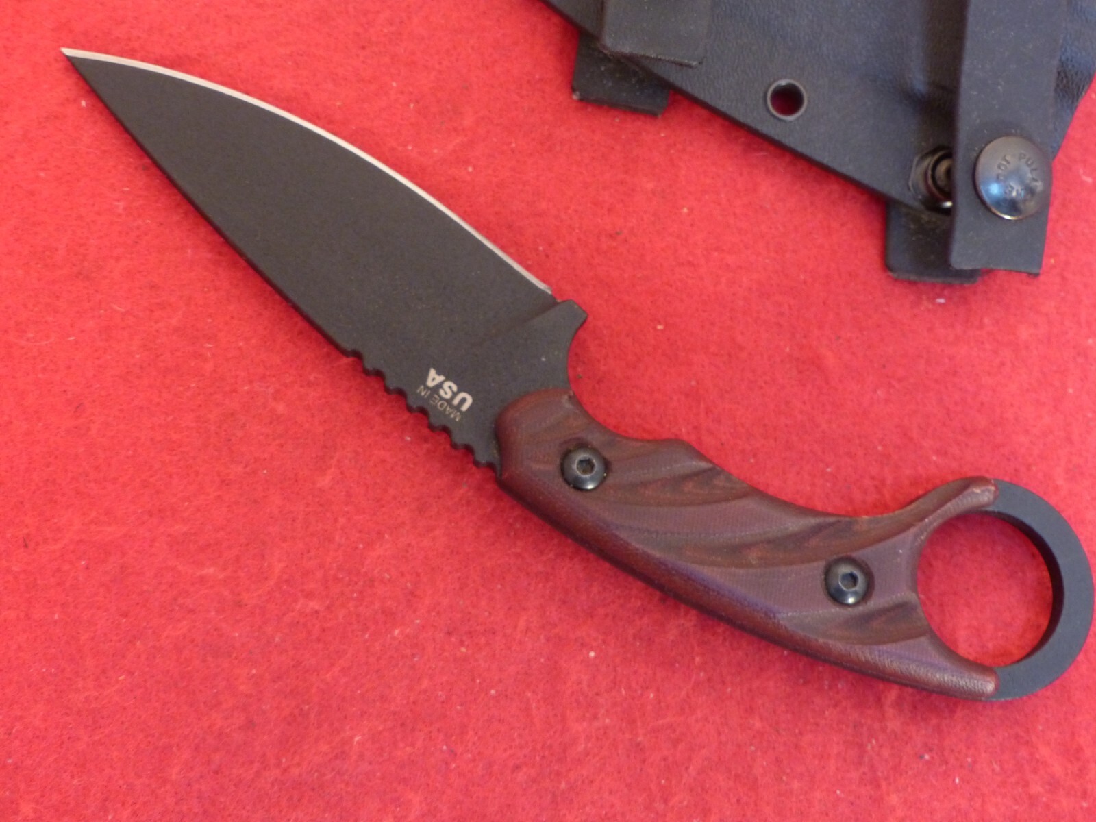 TOPS KNIVES CUT 4.0 COMBAT UTILITY TOOL BLACKOUT VERSION fixed blade