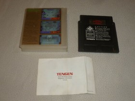 NINTENDO NES VIDEO GAME CARTRIDGE W CASE VINDICATORS TENGEN CART