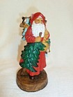 Santa with Bag of Toys Figurine, Nicely detailed, wood carve look — photo 9