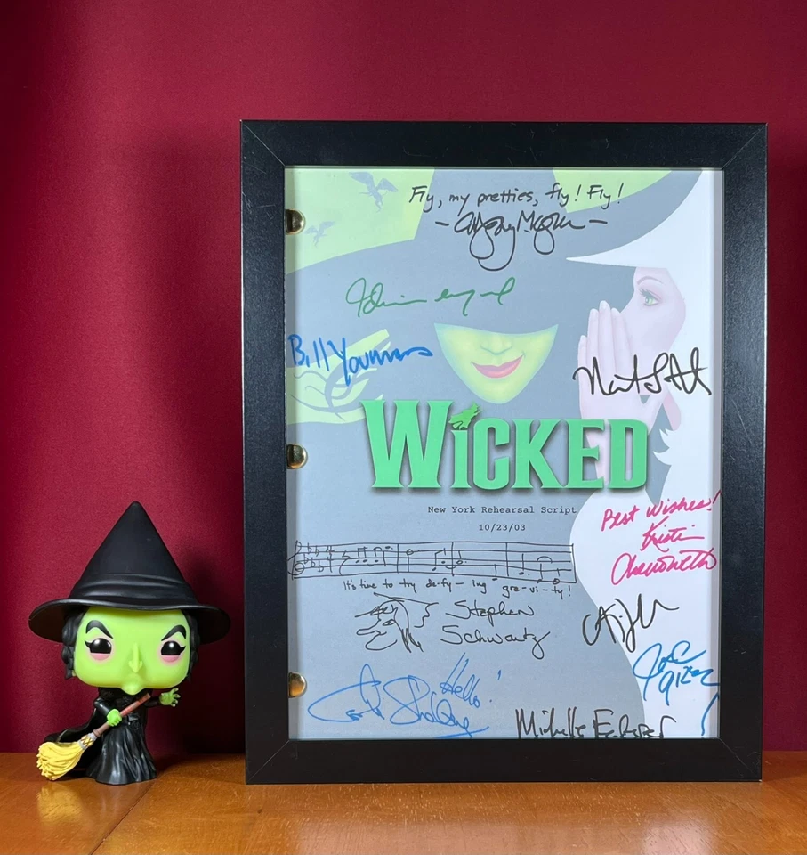 Wicked Script Signed- Autograph Reprints- 123 Pages- Wicked Broadway Musical - Image 3 of 4