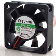 SUNON KDE1205PHV1 5015 12V 1.3W 5cm 2-Wire Cooling Fan
