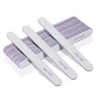 Professional Nail File 100/180/240 Grit Straight Emery Board Buffer File Set