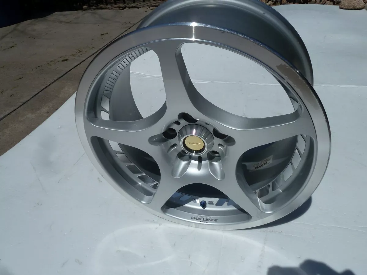 Genuine Rays Volk Racing Challenge F-Zero 18x9 Silver WHEEL RIM 5