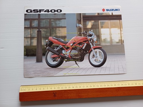 Suzuki GSF 400 Bandit 1991 original italienisches Prospekt