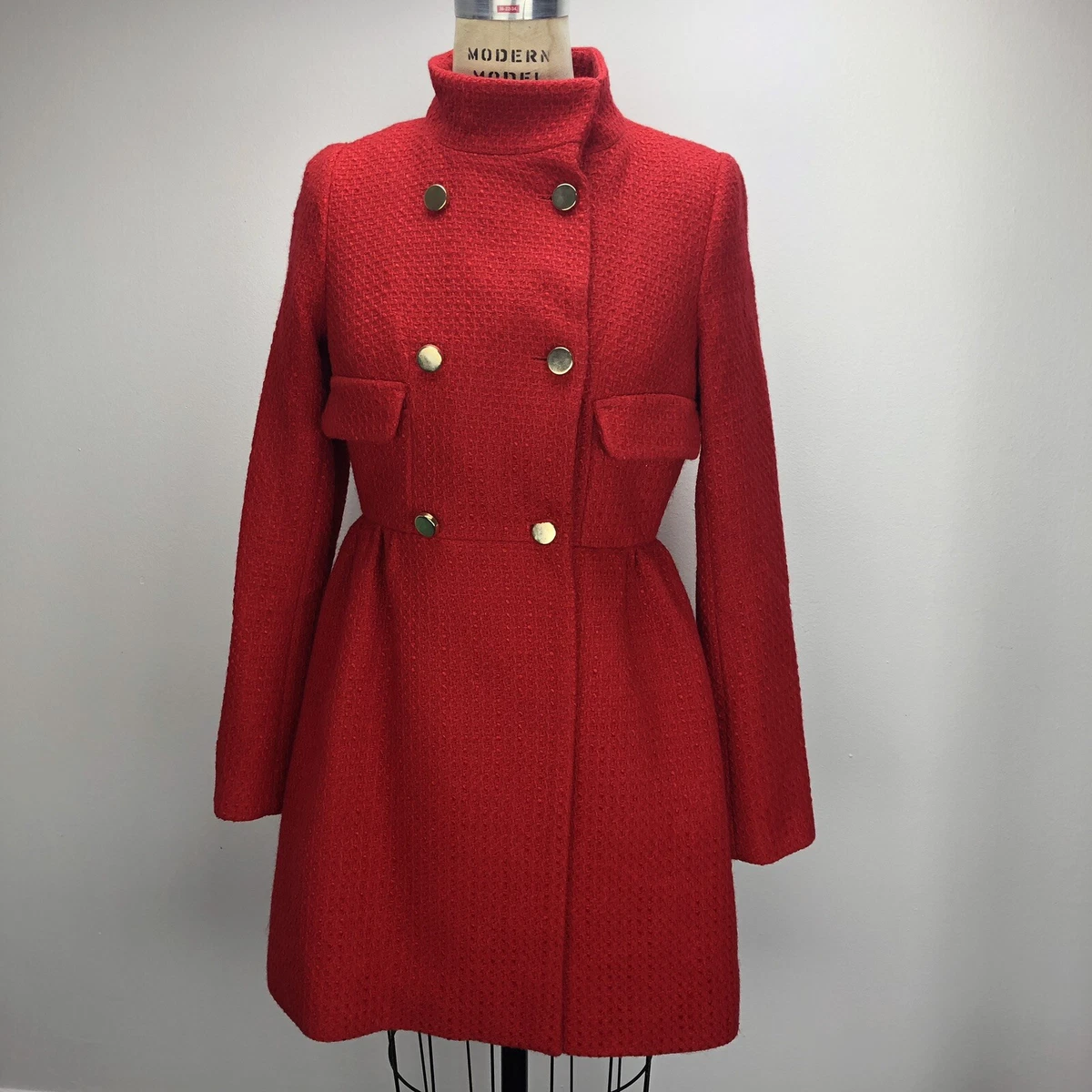 Military style cheap peacoat women's