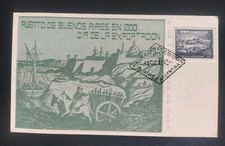 Carte MAXIMUM timbre Exportations République argentine 1943 Oblitéré...