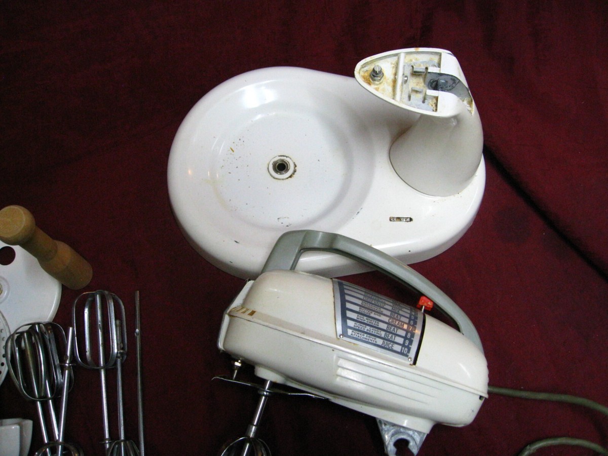 Vtg Dormeyer Mixwell Stand Mixer Model 5100 Juicer Grinder Works