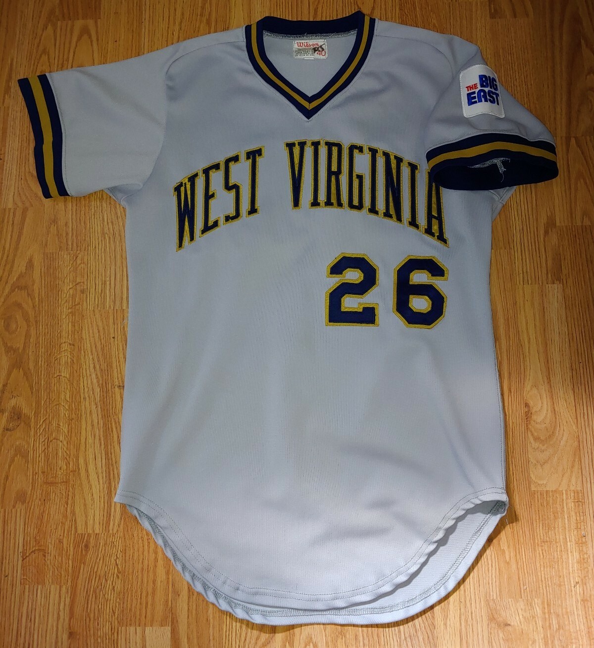 wvu baseball jersey