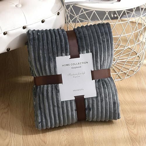 Sherpa Throw Blanket for Couch - Super Soft & Thick, Throw(50"x60") 01 - Cream - Bild 4 von 6