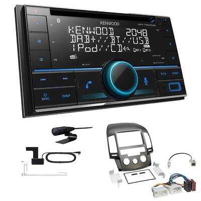Kenwood DPX-7300DAB Autoradio Bluetooth für Hyundai i30 2008-2012 manuelle Klima
