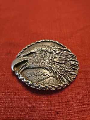 EGE  Pewter Belt Buckle Great American Eagle USA 1993