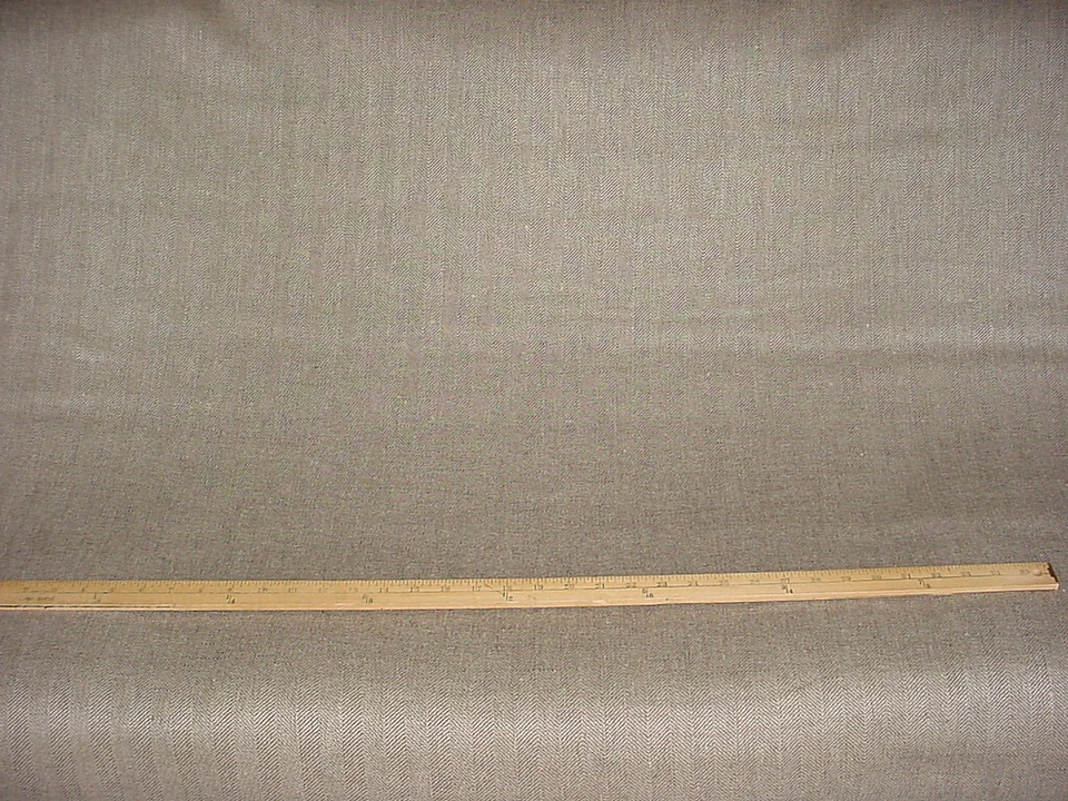 Tela de tapicería 2Y Libeco Lagae P838 espiga chocolate lino Foto 3 de 4