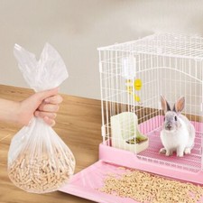 50Pcs Rabbit Cage Liners Disposable Plastic Mat Films Hamster Cage Cleaning Pad✅