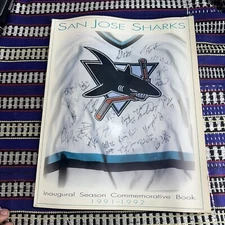 San Jose Sharks Inaugural Season Commemorative Book 1991-1992 - Yearbook