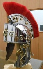 Medieval Knight Armor Crusader New Templar Helmet Helm w/ Mason's Brass Cross