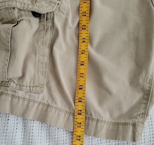 The Original Arizona Jeans Co. Cargo Shorts Khaki Tan Men's Size 40 Inseam 10 In - Picture 5 of 9