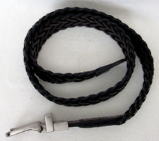 Levi's Boys M 26-28 Black Braided Classic Belt Faux Leather